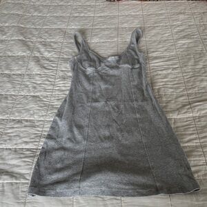 Aerie Light Gray Ribbed Tank Top